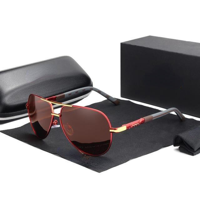 Vintage Aluminum Polarized Sunglasses For Men