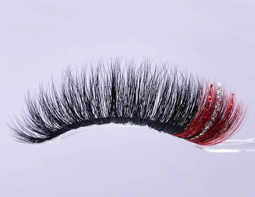 3D Mix Color Fluffy Soft False Eyelashes