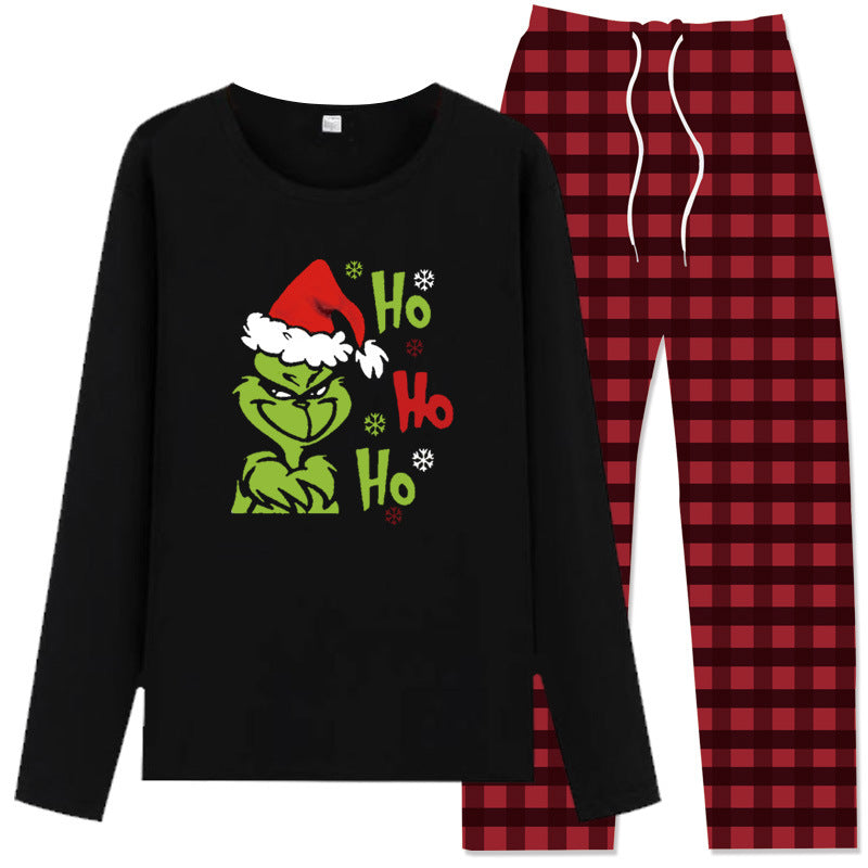 Plus Size Christmas Family Matching Pajamas Sets Chillin Snowmies Cool Snowman Plaids Sets