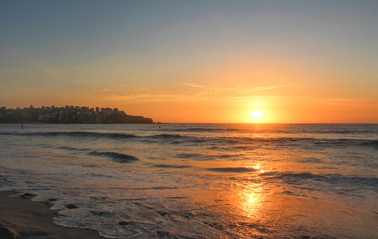 Bayron Bay amanecer Bondi Beach