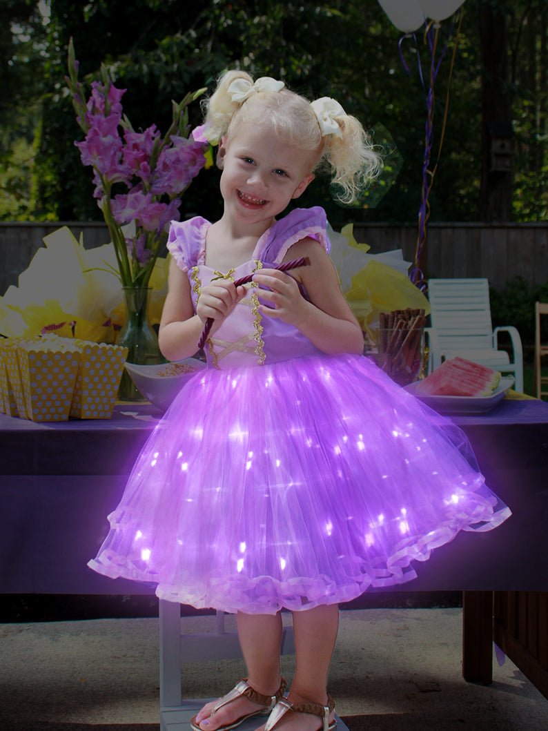 Light up Puff Sleeve Princess Costume - Uporpor