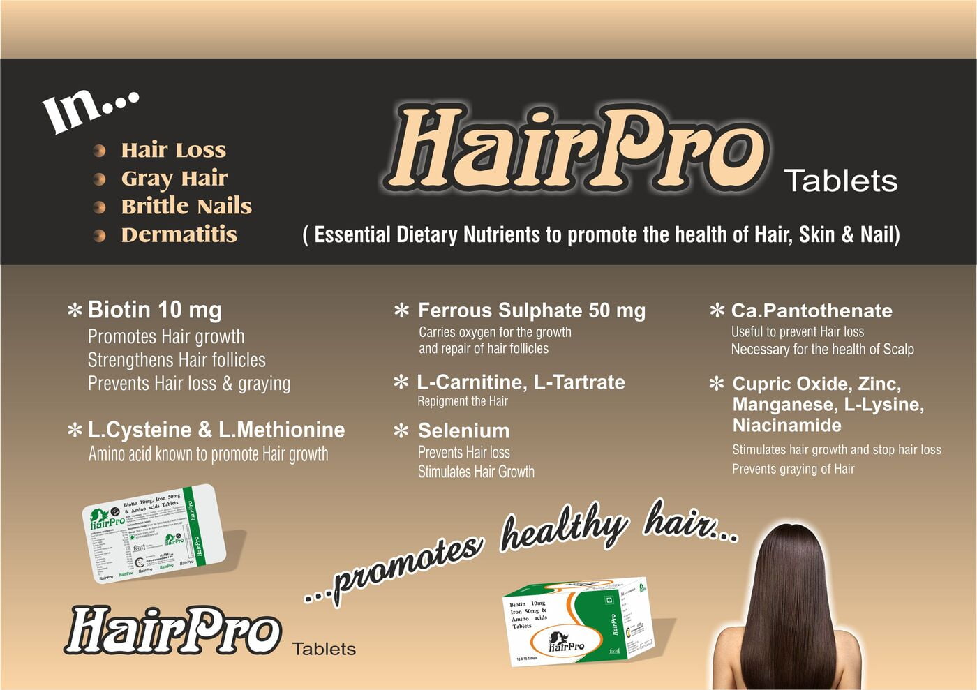 Hairbless Tablet at Rs 169strip  Biotin Tablets  Capsules in New Delhi   ID 23080397748