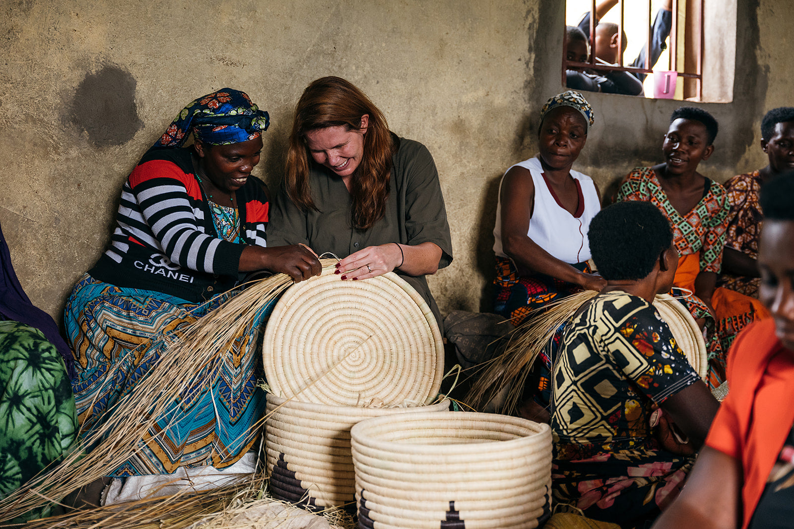 Treana and the Kasese basket weavers