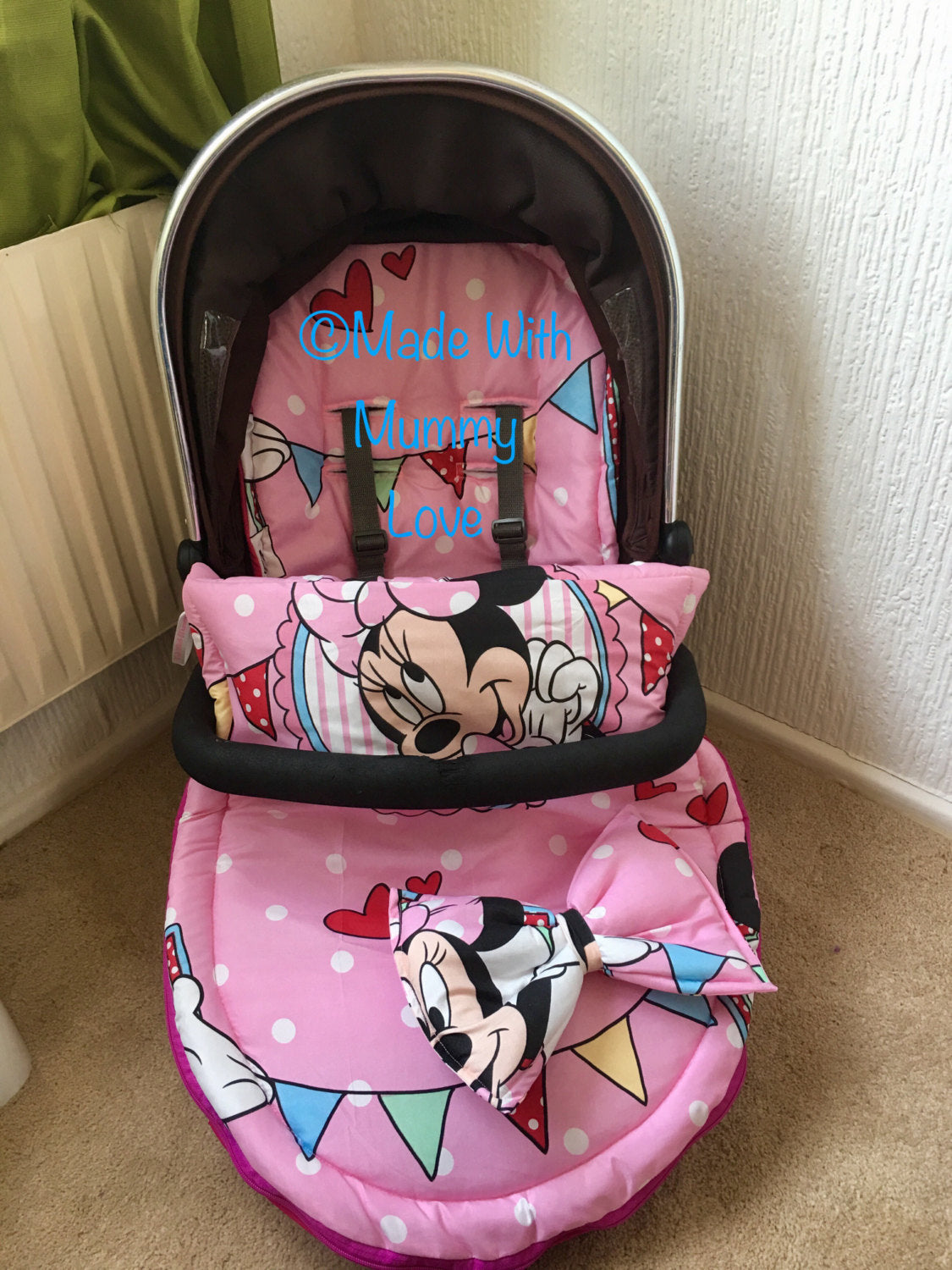 minnie mouse pram liner