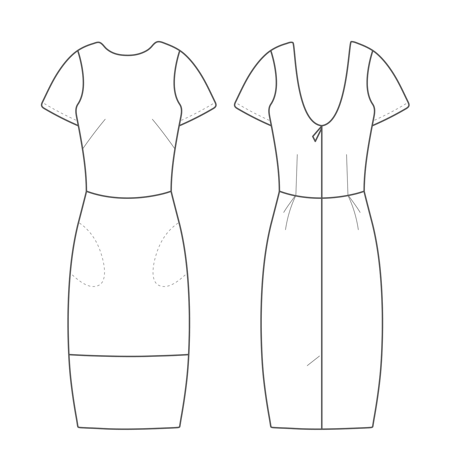 shift dress sewing pattern