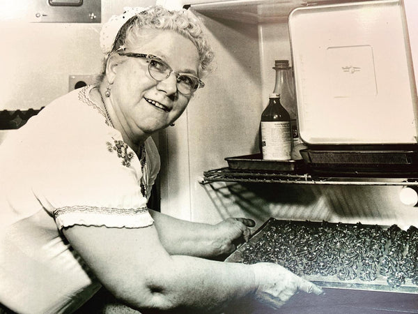 Founder Ingeborg Making Chocolate