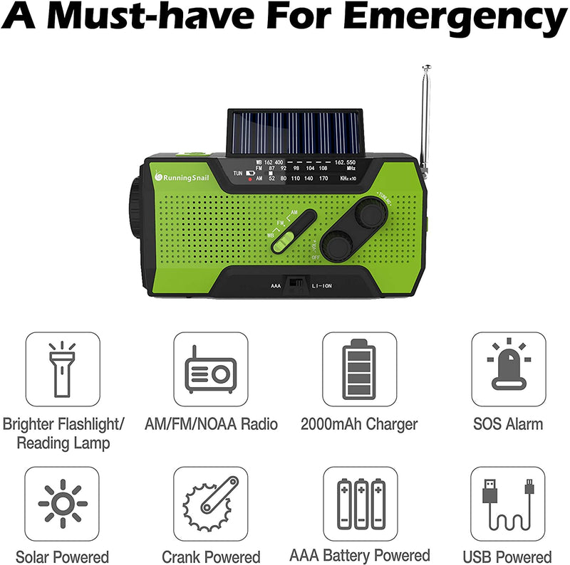 Choice Survival Emergency Crank AM/FM Solar Radio and Flashlight