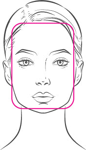 Rectangular face shape