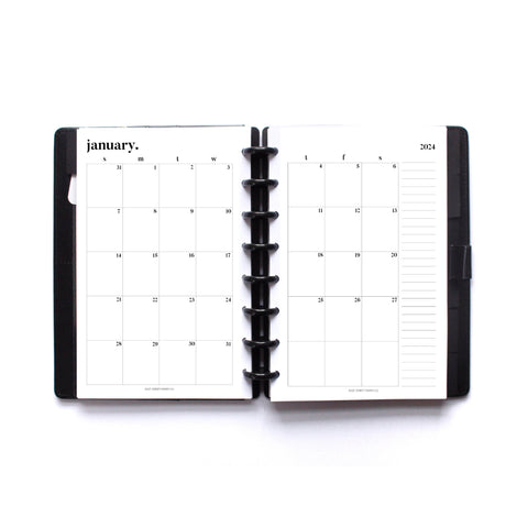 2024 Dated Planner Inserts, Monthly, Sunday Start