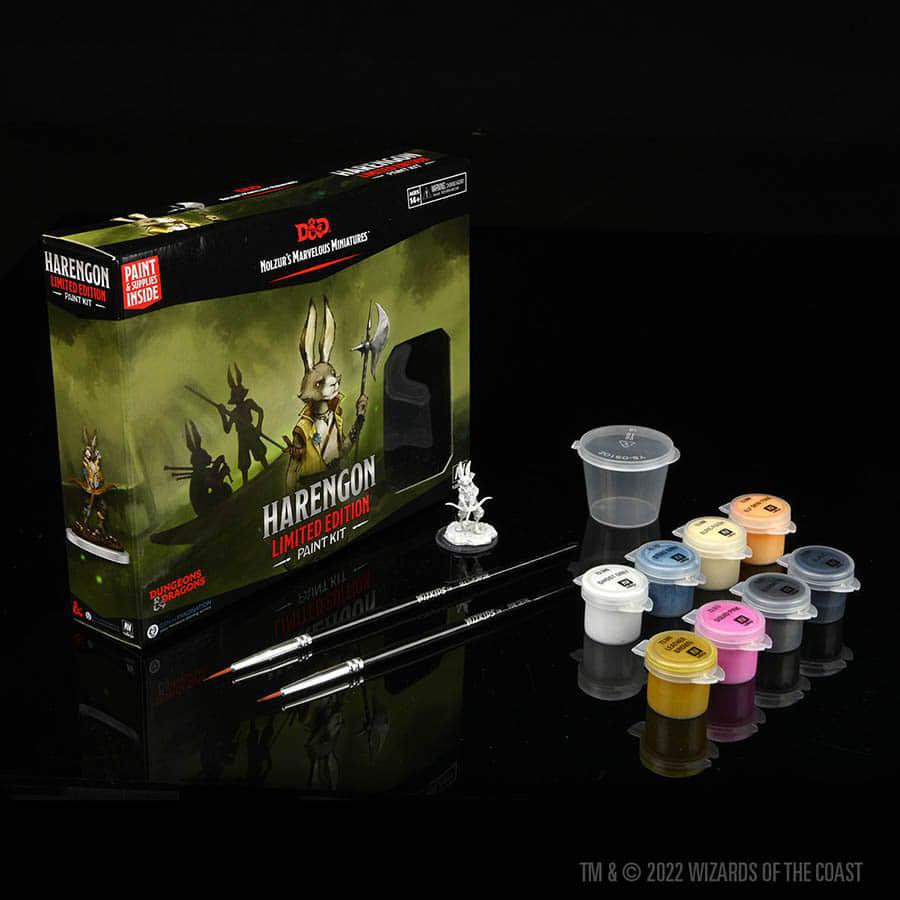 WizKids D&D Frameworks: DRIDER Paint Kit - All-in-One Kit. Unpainted Drider  Figure, Paints, and Brushes. Dungeons & Dragons, 1 Count (Pack of 1)