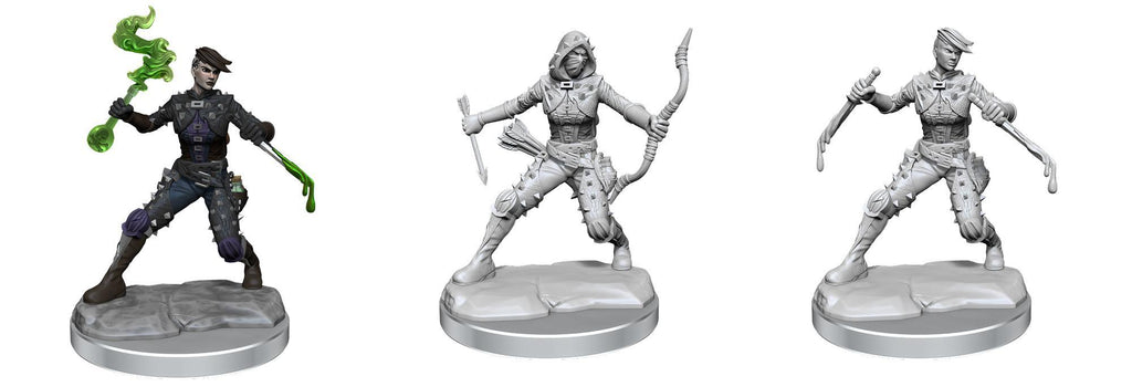 D&D Frameworks: W1 Female Elf Wizard, Table Top Miniatures