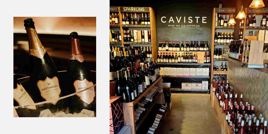 Caviste wine shop barrel tasting English Wine Week Event