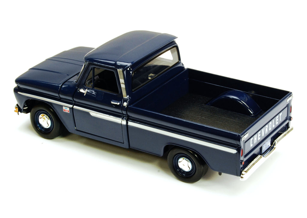 Blue 1966 Chevrolet C10 Fleetside Pick Up 1/24 Scale