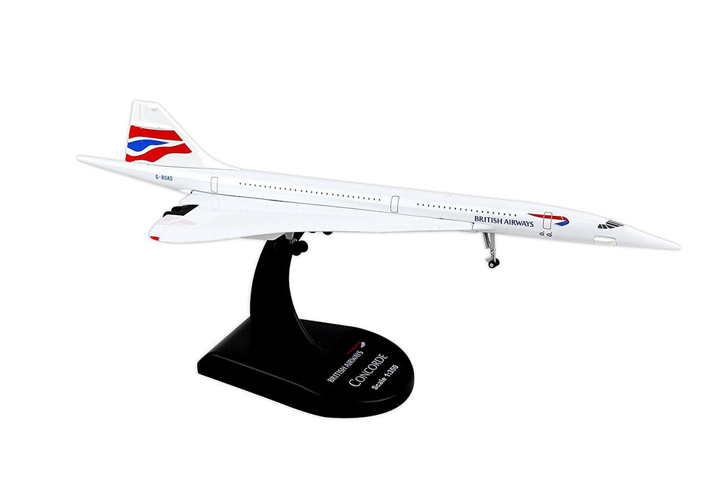 British Airways Concorde 1/350 Diecast Model with Stand Reg. G-BOAD ...
