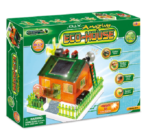 Do It Yourself Amazing Eco-House Solar Science Kit - Acapsule Toys and Gifts