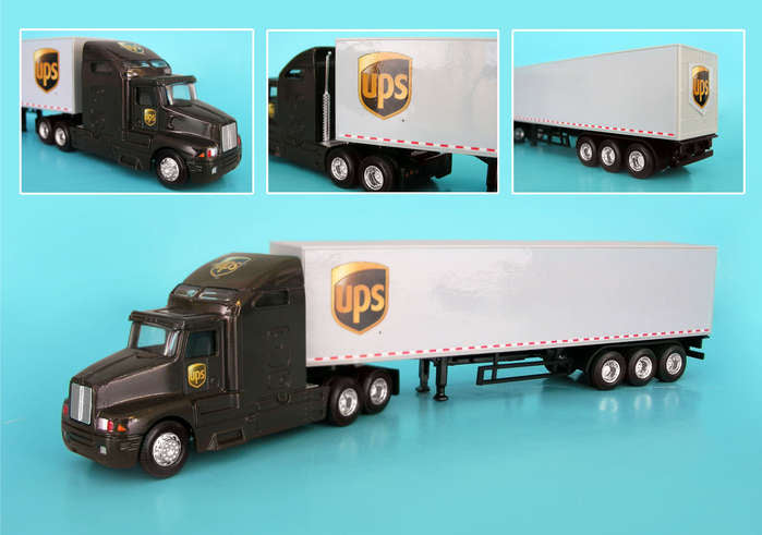 ups die cast tractor trailer 1 64 scale acapsule toys and gifts ups die cast tractor trailer 1 64 scale