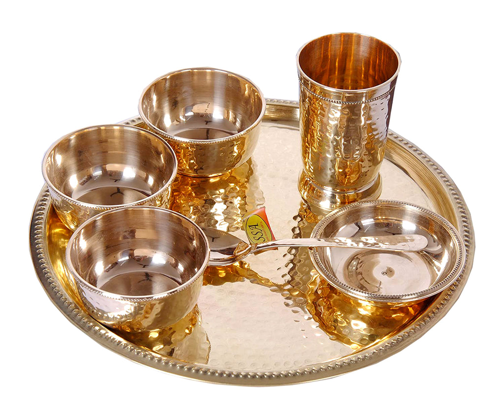 Pure Brass Dinner Set at Rs 1850/set, Mansarovar, Jaipur