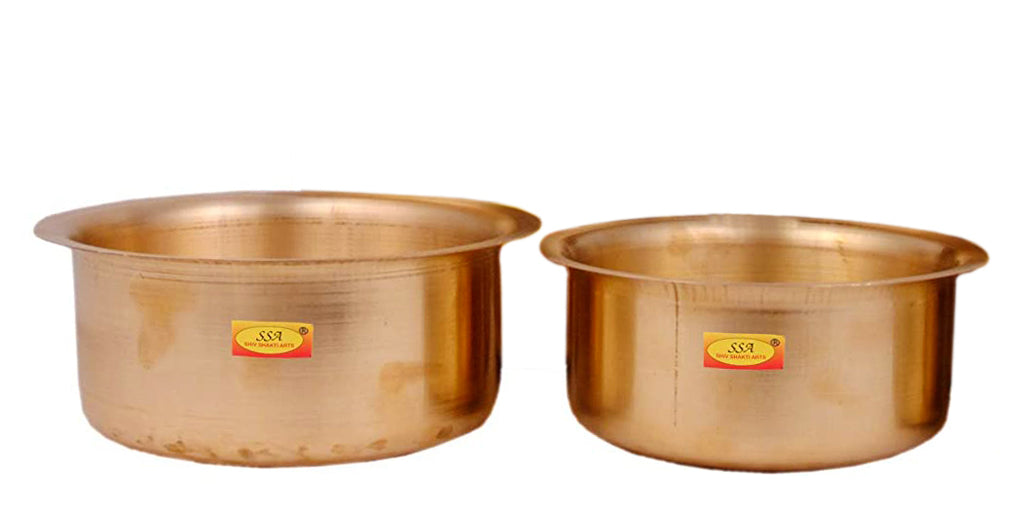 2 L Brass Cookware - kadayi, patila, degchi, patili, parat, lagan, For Home  at Rs 1200/piece in New Delhi