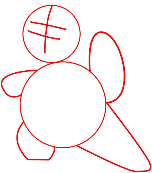 How to draw Po from Kung Fu Panda  Quickdraw