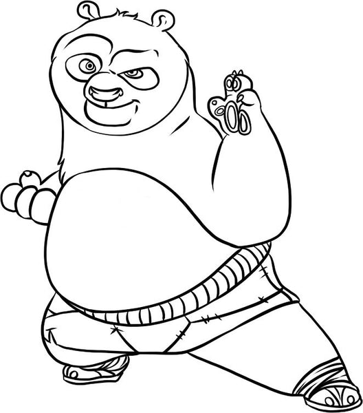 FÁCIL DIBUJO DE KUNG FU PANDA: PÔ PING PASO A PASO – Univers de Panda