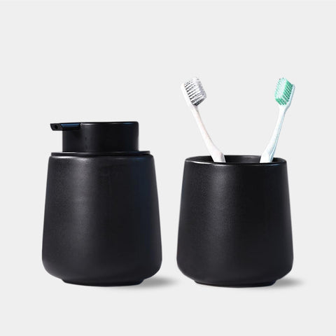 Modern Matte Black Bathroom Accessories - Single or 3, 4 & 5 piece set –  Make Space For This