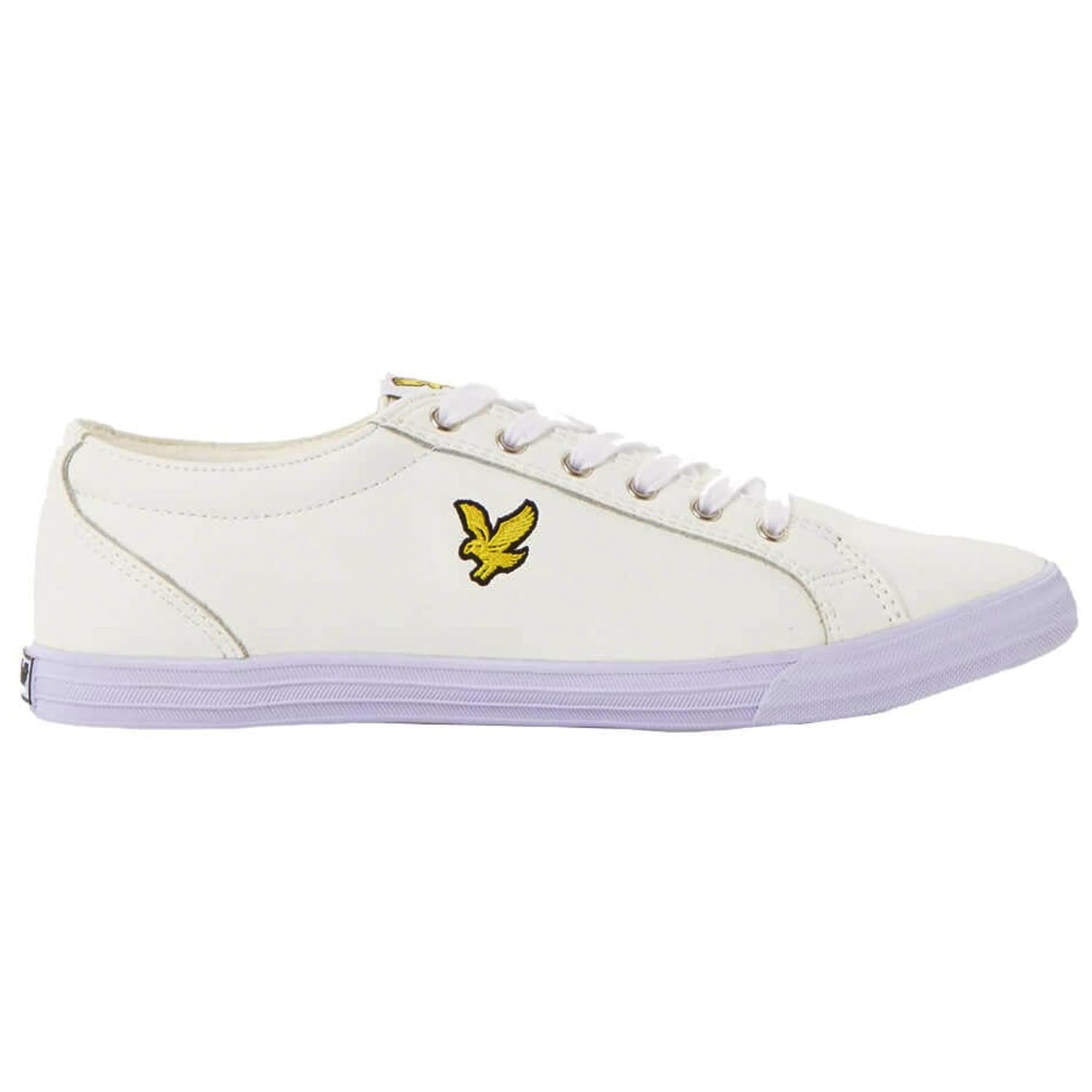 lyle and scott halket leather trainers