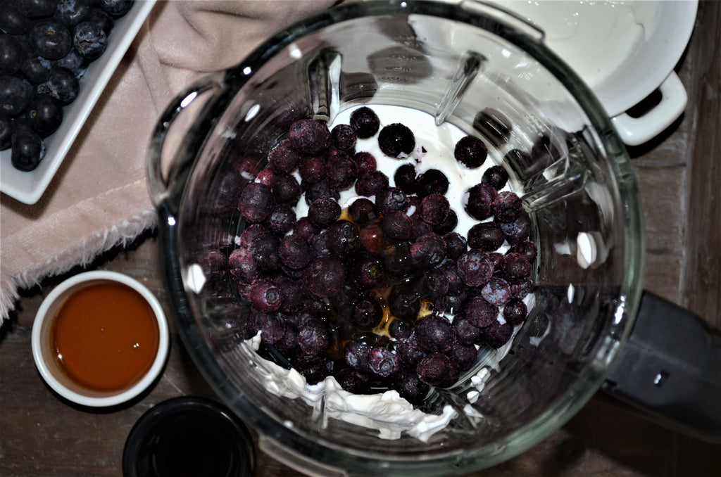 blueberry protein smoothie