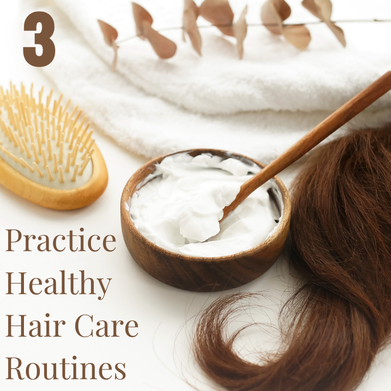 Practice Healthy Hair Care Routines, national hair day, hair day, collagen