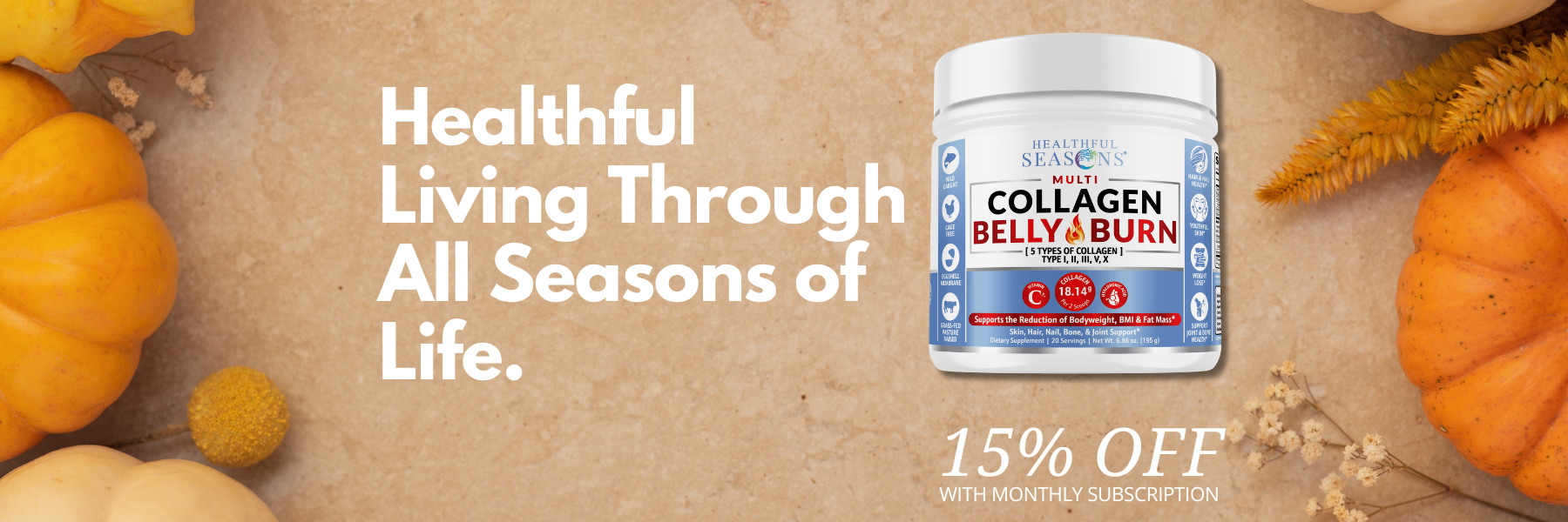 collagen belly burn, healthful seasons