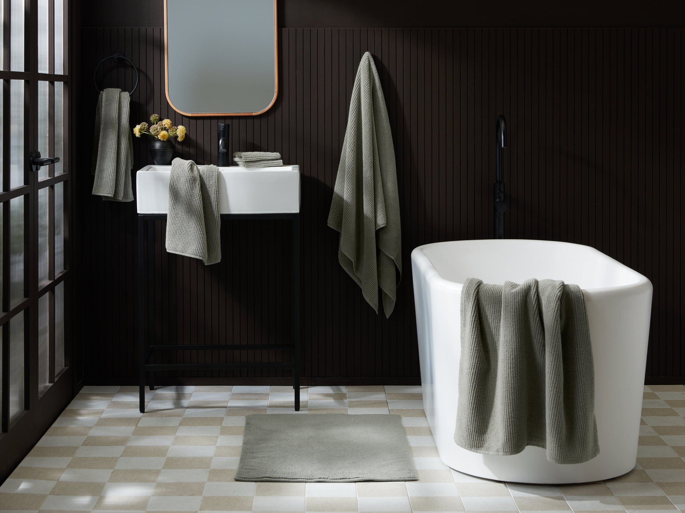soft rib towels moss 1202 b680de5d 7db0 4a4c 8994 3dfa9d240382