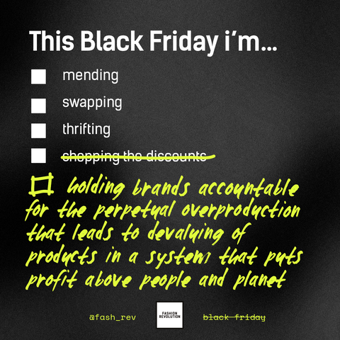 This black friday, we're holding brands accountable