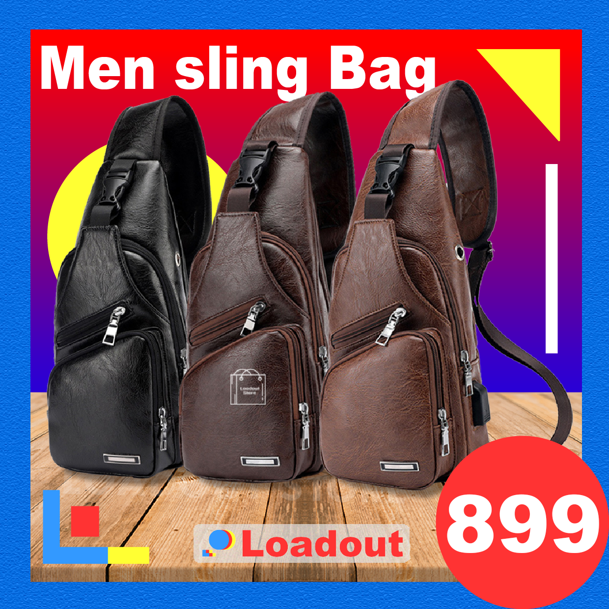 sling bag for men for sale