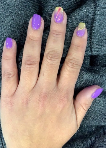 Mardi Gras mani with D302 Xena