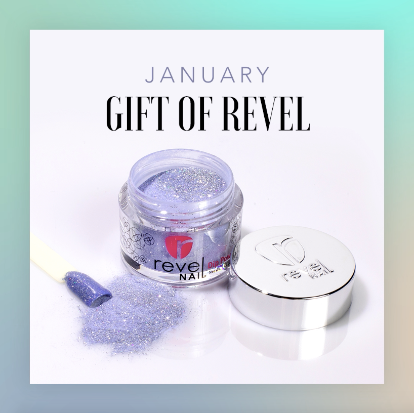 Revel Nail Dip Powder January Gift of Revel