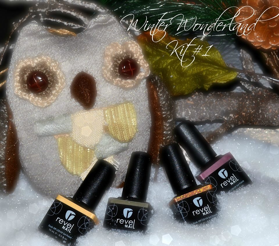 Revel Nail DIp Powder Winter Gel Owl