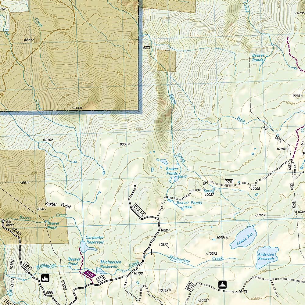 136 :: Grand Mesa Map Trails Illustrated Maps EVMAPLINK 