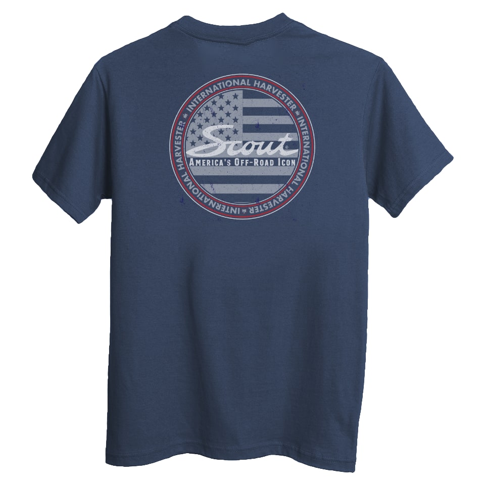 IH Scout Off-Road Navy Tee Shirt