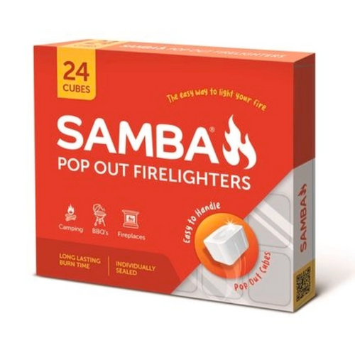 Samba - Firelighters - 24 Cubes