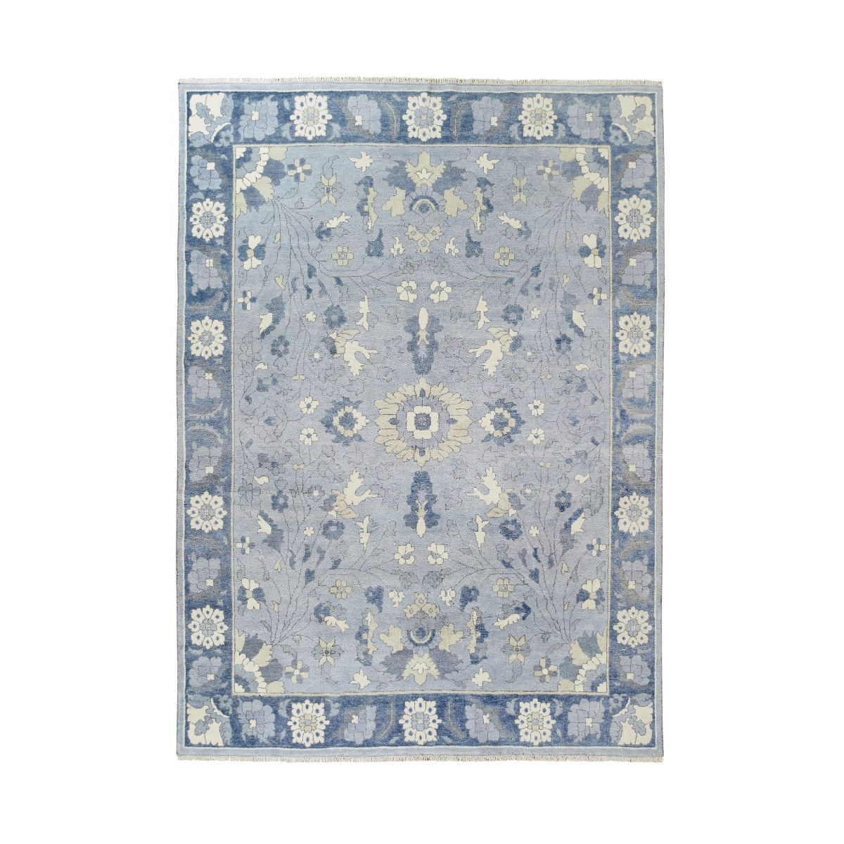 Simone Rug in Mint | Hand-Knotted Persian Rug | Caitlin Wilson