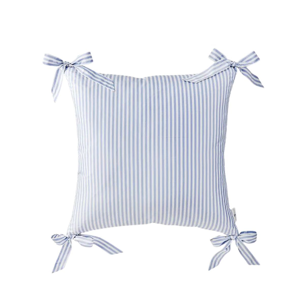 Noelle Bow Pillow in French Blue - Caitlin Wilson product image