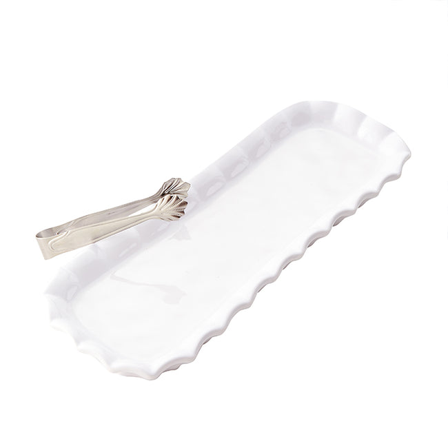 Bistro Patisserie Tray with Tongs