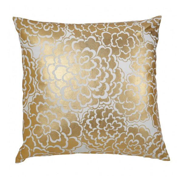 gold fleur pillow