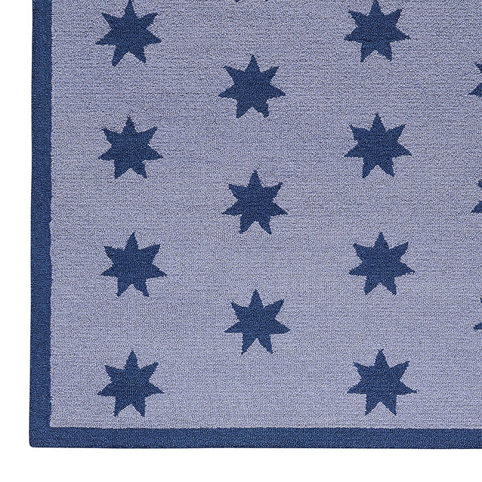 Archer in Navy Rug Sample