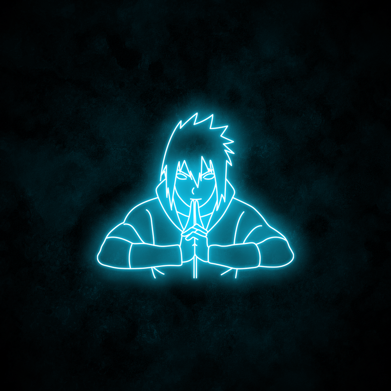 sasuke neon light