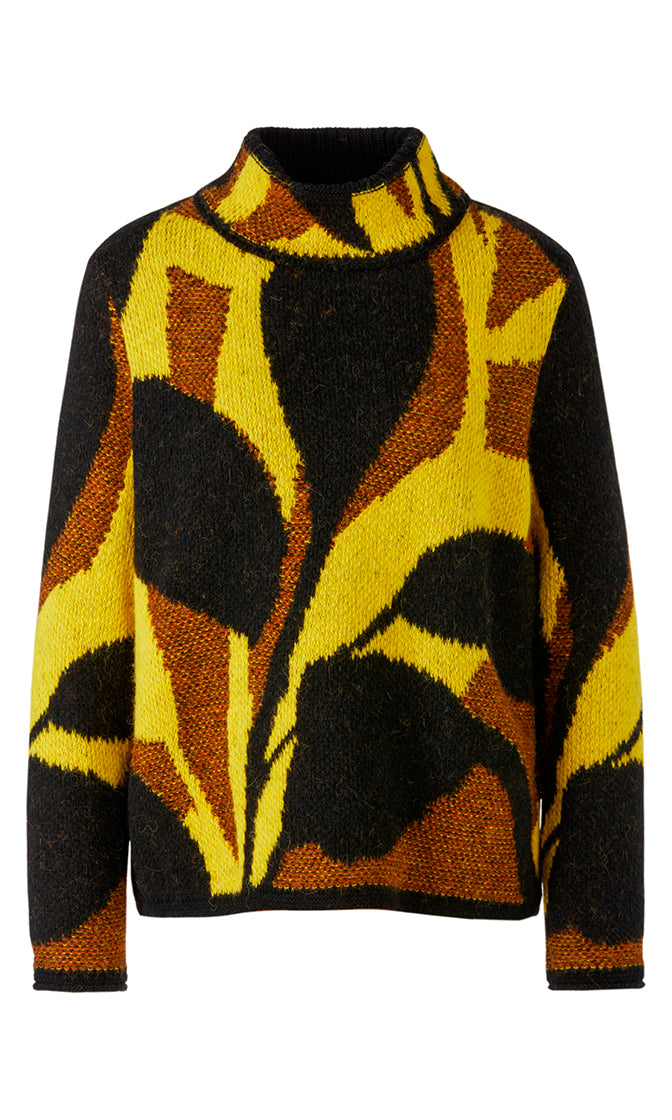 Marc Cain Print Knit Sweater