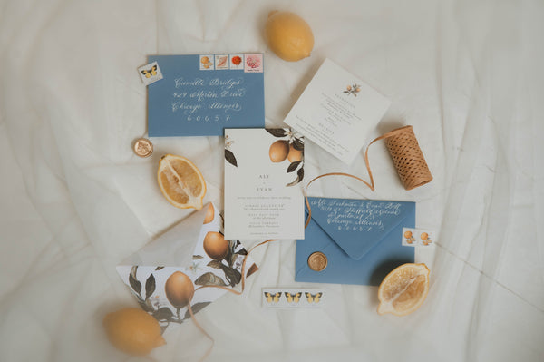 Lemon Wedding Invitations