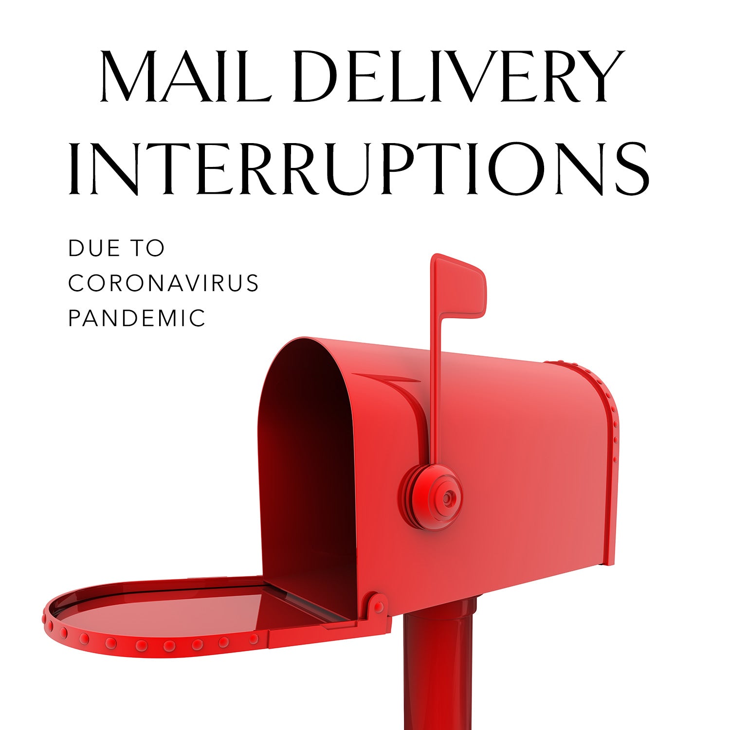 COVID19 Pandemic Mail Delivery Interruptions Zoologist