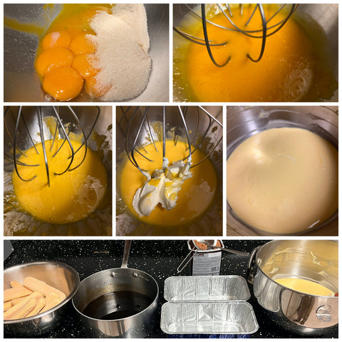 stages of whipping eggs and sugar