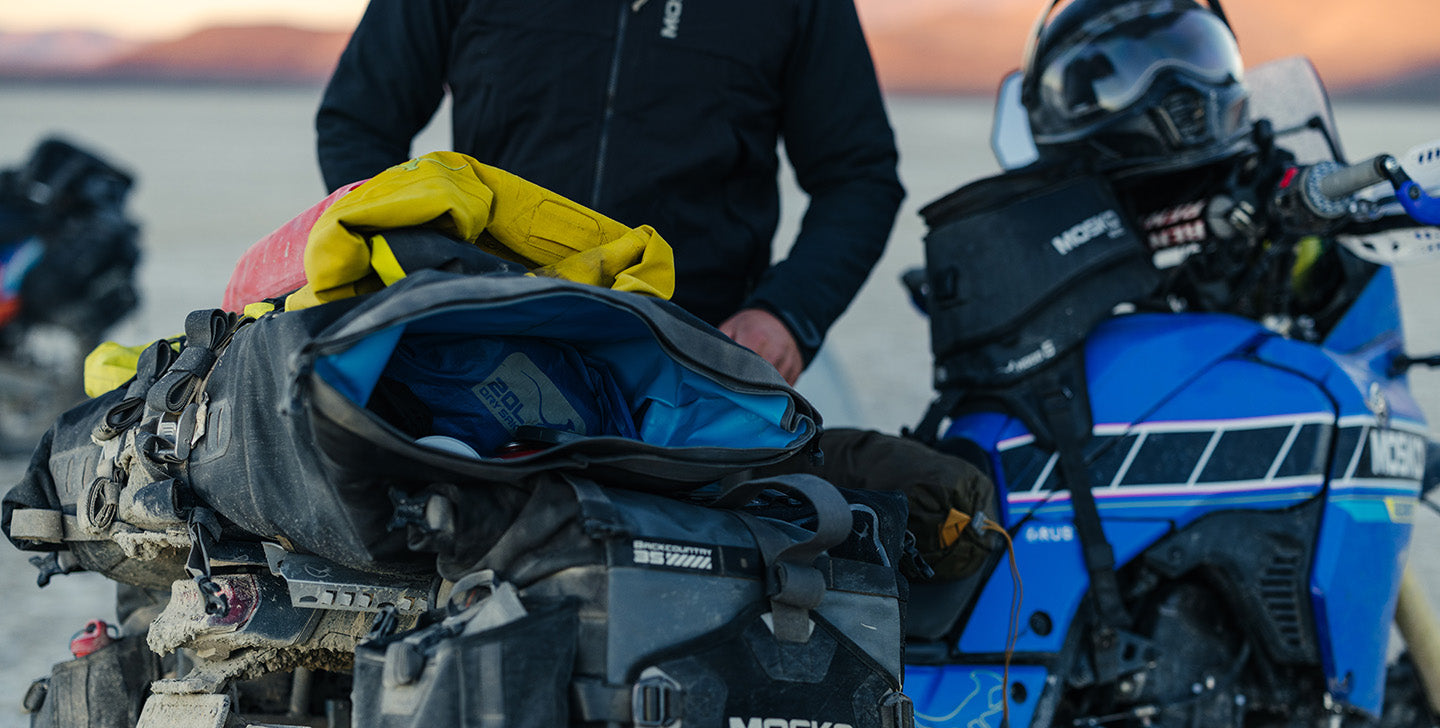 Backcountry 30L Motorcycle Duffle Bag | Mosko Moto