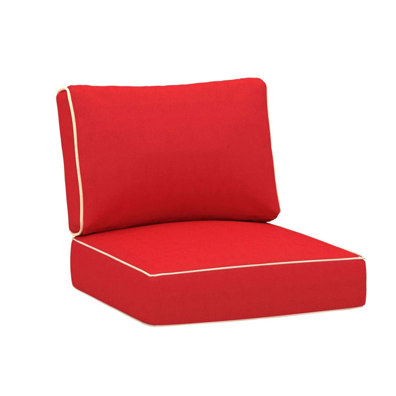 Chair Outdoor Deep Seating Patio 24x24 Replacement Cushions Creative   T Red Chair 800x 